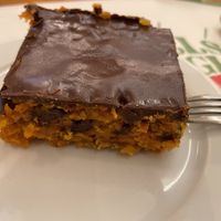 Pastel de zanahoria y de manzana  at Amaltea in Barcelona