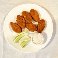 Buffalo nuggets  at Bella Casa Vegana in New Haven