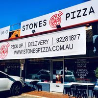 Frontage at Stones Pizza in North Perth