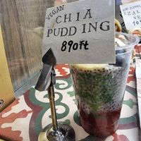 Chia pudding (vegan) at Coyote Coffee & Deli in Budapest