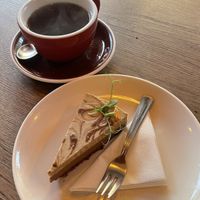 Vegan cake  at Coyote Coffee & Deli in Budapest