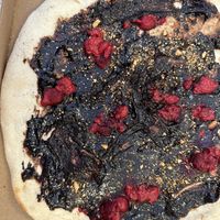 Dessert pizza   at Pizza Cosi in Budapest