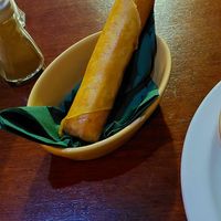 Spicy rolled hot dog at The Globe in Glossop