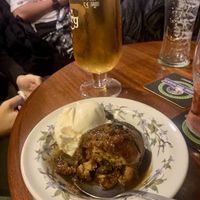 Sticky toffee pudding 🤤  at The Globe in Glossop