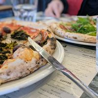 Seasonal toppings change about from time to time. at Franco Manca - Brixton in South West London