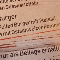 Menu at La Motta in Scuol