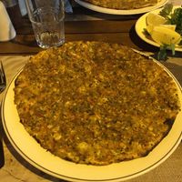 Vegan Lahmacun at Ciya Kebab in Istanbul