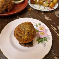Arancini ball at Bacareto in Cardiff