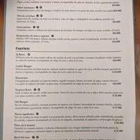 Menu 1 at Oh! Food in Envigado