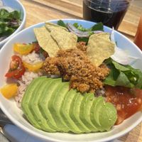 Vegan Taco Rice bowl   at Mr. Farmer in Yokohama