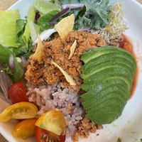 Taco rice  at Mr. Farmer in Yokohama