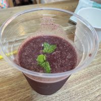 Açai smoothie   at Mr. Farmer in Yokohama