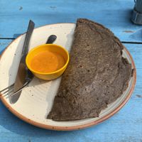 buck wheat crepe  at Secret Garden Cafe in Rishikesh