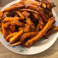 Sweet potato fries at Funky Burger - Papandreou in Thessaloniki