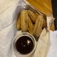 Choc-nut churros at Tortilla - Charing Cross in London