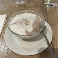 Che Dau (dessert au taro et lait de coco)  at Brasserie Saigon in Paris
