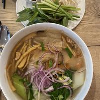 Vegan Pho  at Brasserie Saigon in Paris