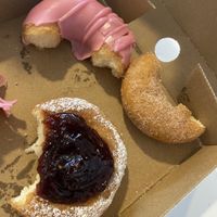 My (somewhat) demolished donuts!   at Happy Dough in Brisbane