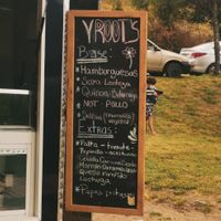 Menu at Vroots in Panguipulli