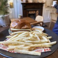 Vegan Cheesy Burger  at Lee and Me in Wollongong