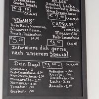 Bagel Menu at Koun Coffee in Vienna