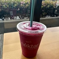 pink flamingo smoothie   at Nekter Juice Bar in San Diego