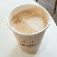 veganized coconut latte (with soy milk) at Laze Oven 레이즈오븐 in Ansan