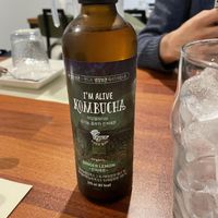 Ginger and lemon kombucha  at Camouflage in Seoul