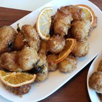 Orange chicken at Camouflage in Seoul