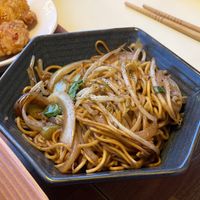 Chow mein  at Camouflage in Seoul
