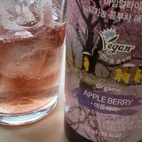 Vegan kombucha 🥰 (did you know many Korean kombuchas are NOT vegan and contain milk?)  at Camouflage in Seoul