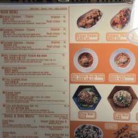 menu  at Camouflage in Seoul