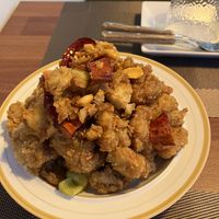 Kungpao „chicken"  at Camouflage in Seoul
