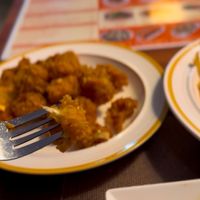 Orange chicken  at Camouflage in Seoul