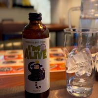 Ginger lemon kombucha   at Camouflage in Seoul