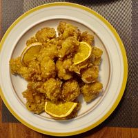 Orange chicken   at Camouflage in Seoul