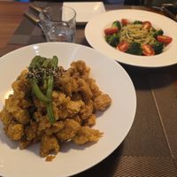 Fried chicken  at Camouflage in Seoul