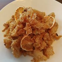 orange chicken at Camouflage in Seoul