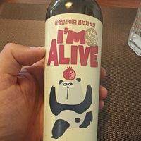 pomegranate kombucha at Camouflage in Seoul