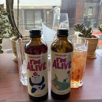 Delicious kombucha   at Camouflage in Seoul