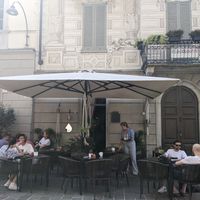 Outside of The Brothers Cafè. at The Brothers Cafè in Como