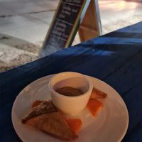 Samosas + hummus #Veganuary at Heart & Soul Cafè  in Zanzibar