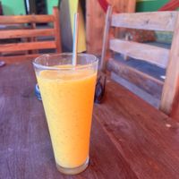 Passionata juice at Heart & Soul Cafè  in Zanzibar