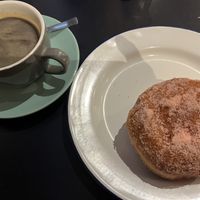 Vegan donut   at Deeney's in East London