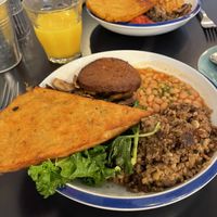 vegan fry x 2  at Deeney's in East London