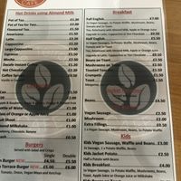 Menu mmm  at Terrace Cafe in Northallerton