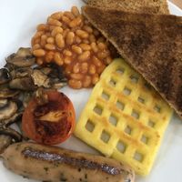 Half English breakfast   at Terrace Cafe in Northallerton