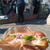 Hot Dog vegan at La Zappa e Il Mestolo in Bologna