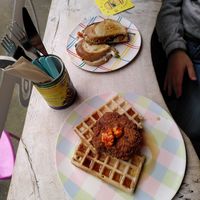 Delicious food! at Ushi's Coffee Corner in Glasgow