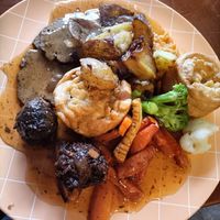 Scran at Ushi's Coffee Corner in Glasgow